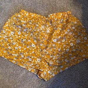 High waisted flow shorts